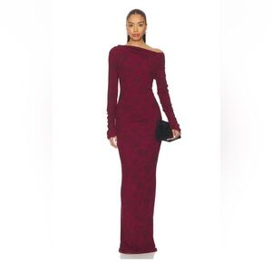 SNDYS Cabernet Long Sleeve Dress